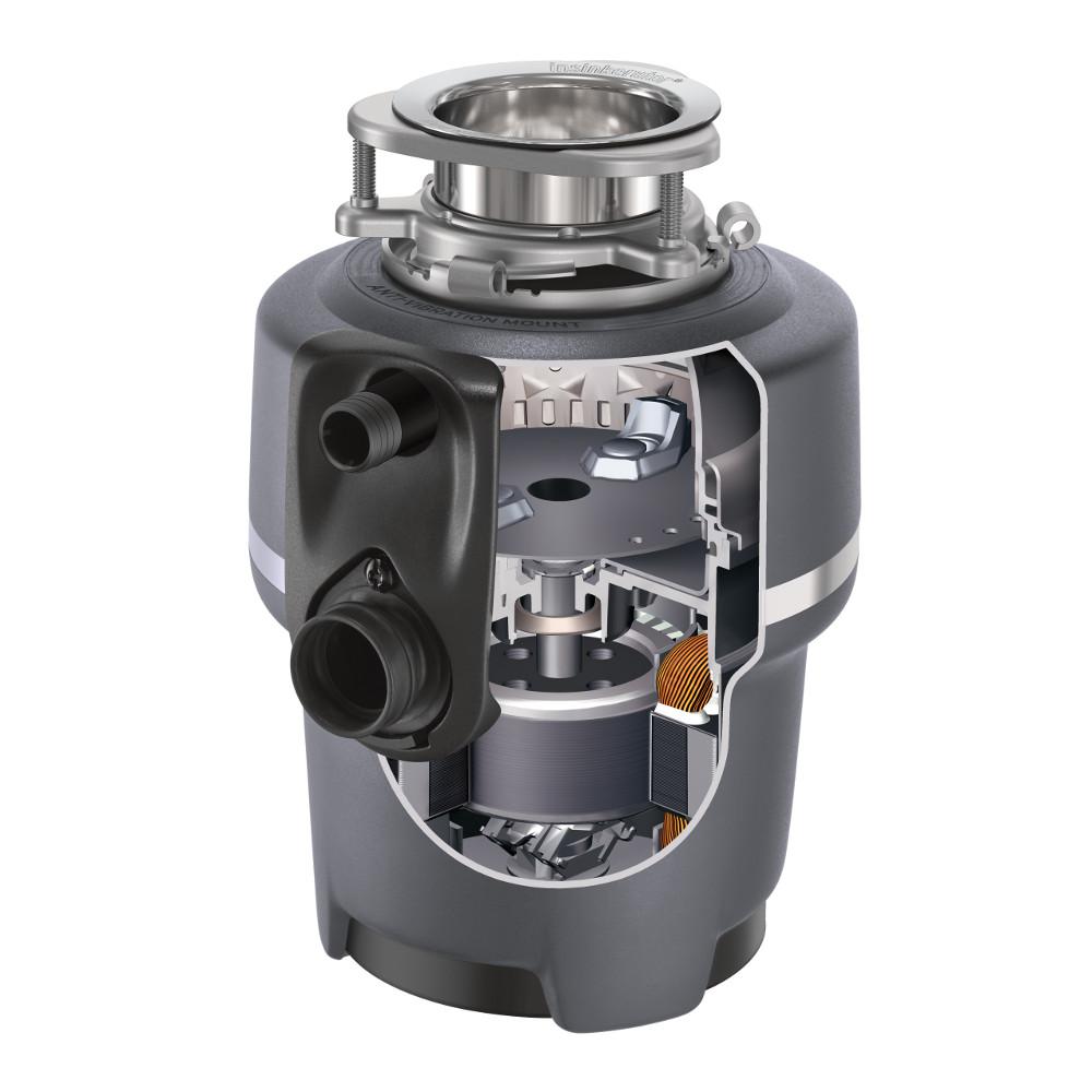 InSinkErator Evolution Compact 3/4 HP Continuous Feed Garbage Disposal with Power Cord - Super Arbor