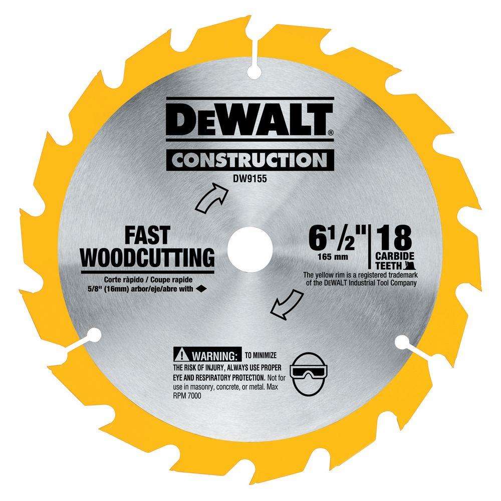 20-Volt 6-1/2 in. MAX Li-Ion Cordless Circular Saw (Tool-Only) with Bonus 6-1/2 in. 18-Tooth Fast Cutting Carbide Blade - Super Arbor
