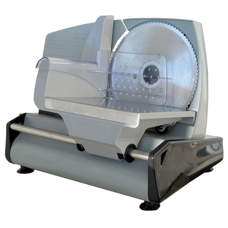 180 W 7.5 in. Silver Electric Meat Slicer