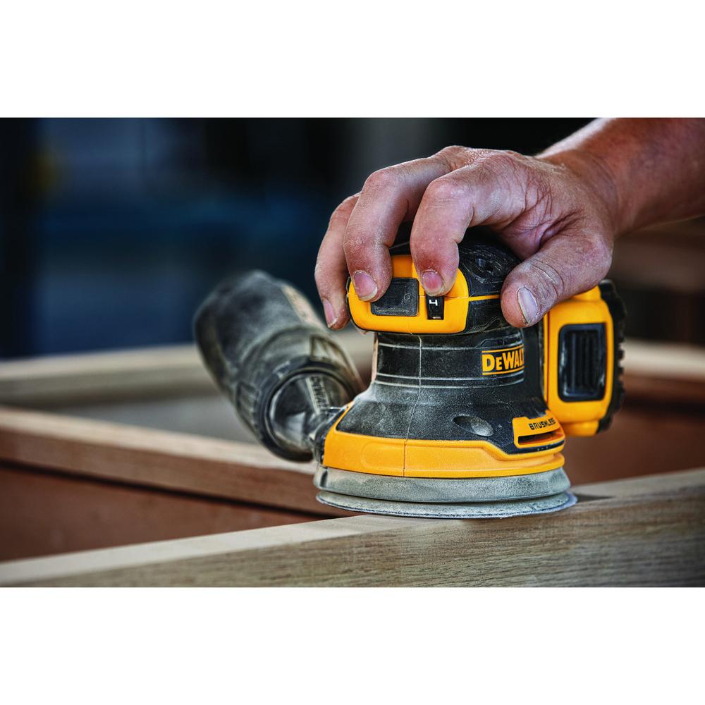 20-Volt MAX Lithium-Ion Cordless 1/4 in. Impact Driver with 20-Volt Brushless 5 in. Random Orbital Sander (Tool-Only)