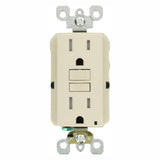 15 Amp Self-Test SmartlockPro Slim Duplex Tamper Resistant GFCI Outlet, White (3-Pack) - Super Arbor