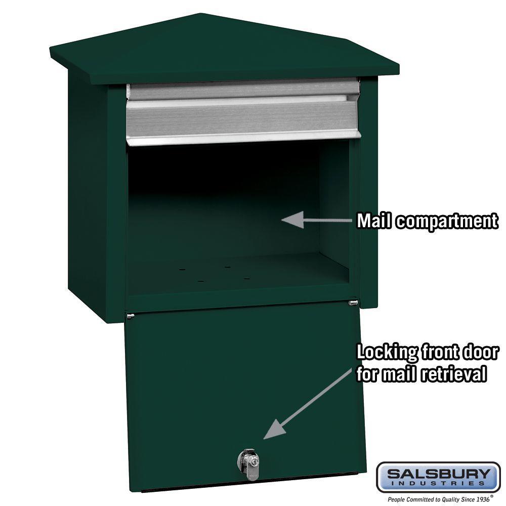 4700 Series Mail House in Green - Super Arbor
