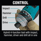 18-Volt LXT Lithium-Ion Brushless Cordless Hybrid 4-Function Impact Hammer Driver Drill (Tool Only)