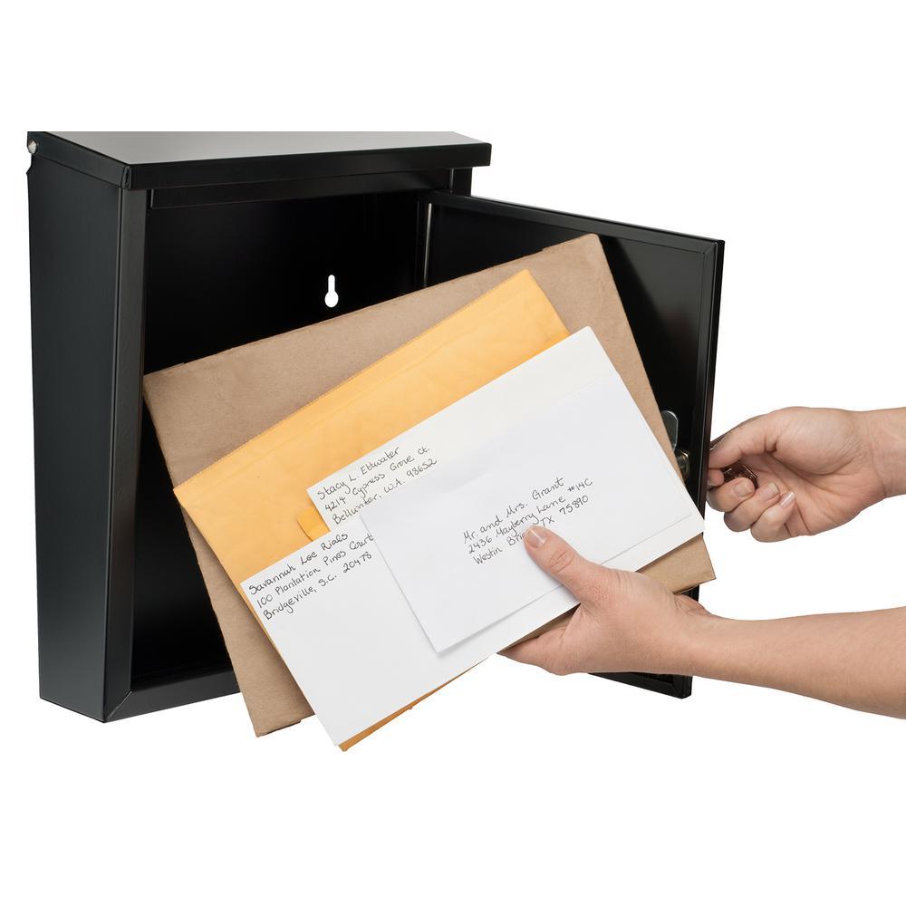 Chelsea Wall-Mount Locking Mailbox - Super Arbor