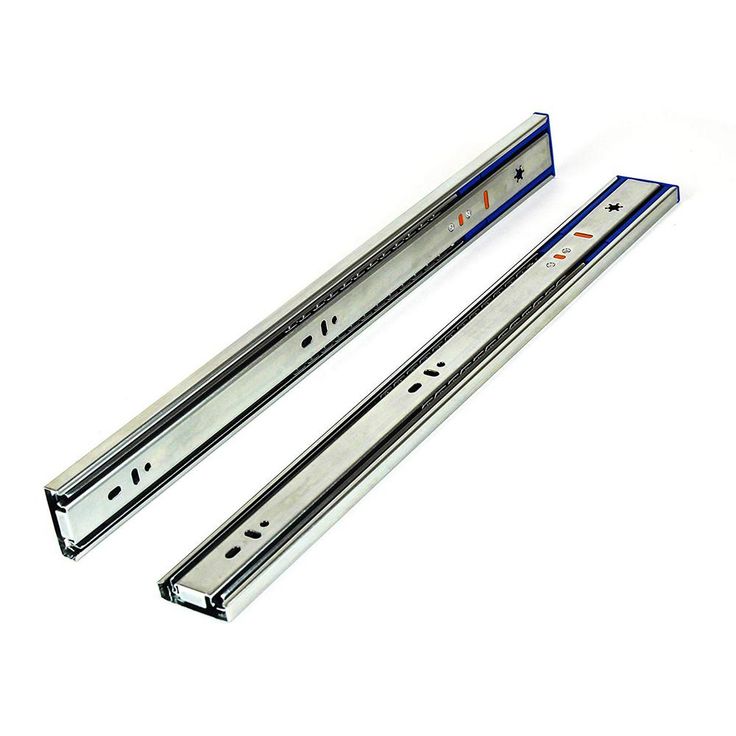 20 in. Soft Close Full Extension Side Mount Ball Bearing Drawer Slide with Installation Screws (10-Pair)