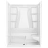 Classic 500 60 in. W x 61.25 in. H x 32 in. D 3-Piece Direct-to-Stud Alcove Tub Surrounds in High Gloss White