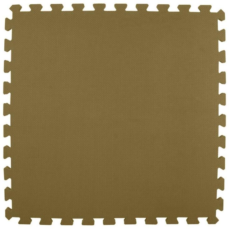 Greatmats Premium Black 24 in. x 24 in. x 5/8 in. Foam Interlocking Floor Mat (Case of 25)