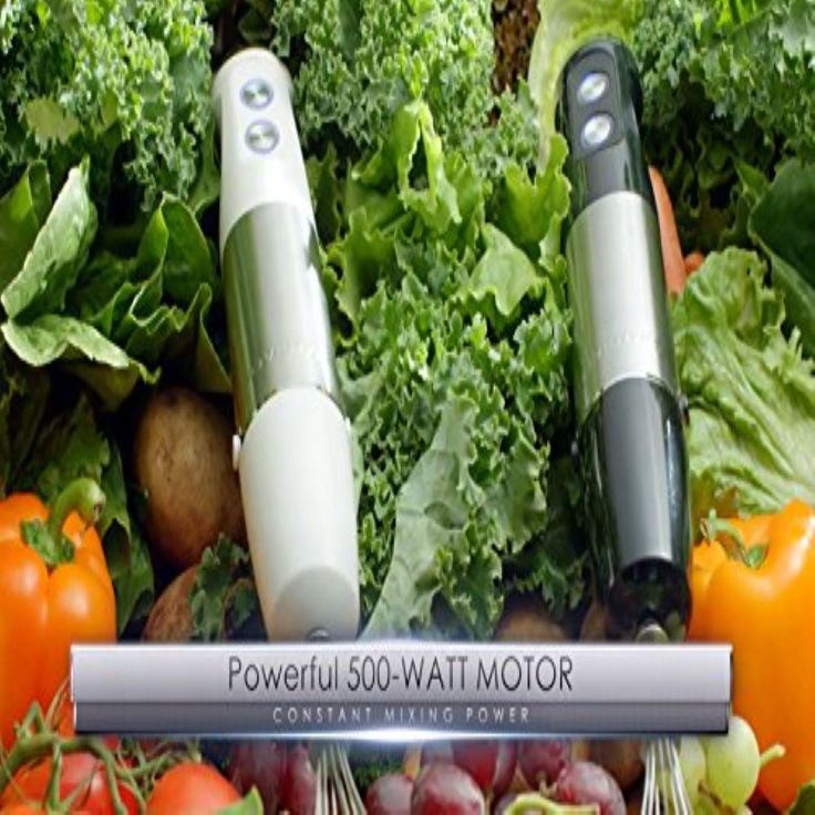 500-Watts Stainless Steel 6-Speed Control Multi-Purpose Immersion Hand Blender Set with Attachments