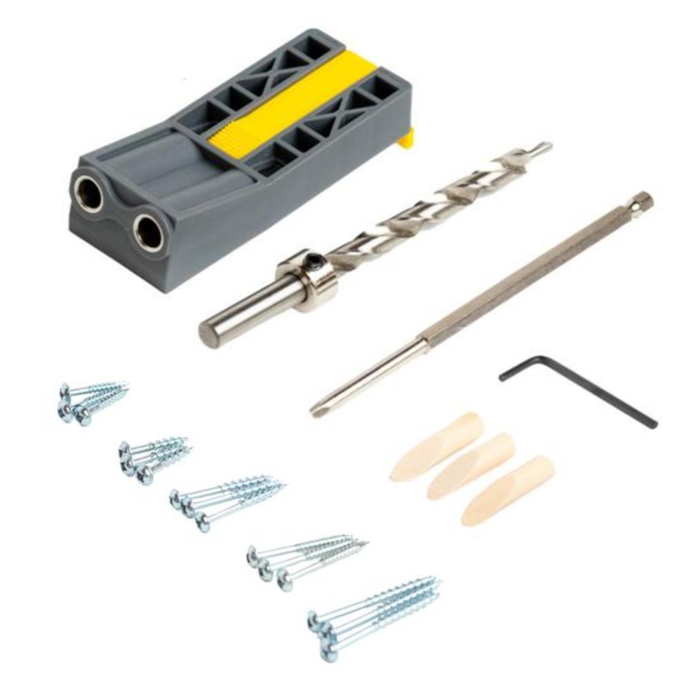 Pocket Hole Jig Kit with Screws and Dowels (89-Piece) - Super Arbor