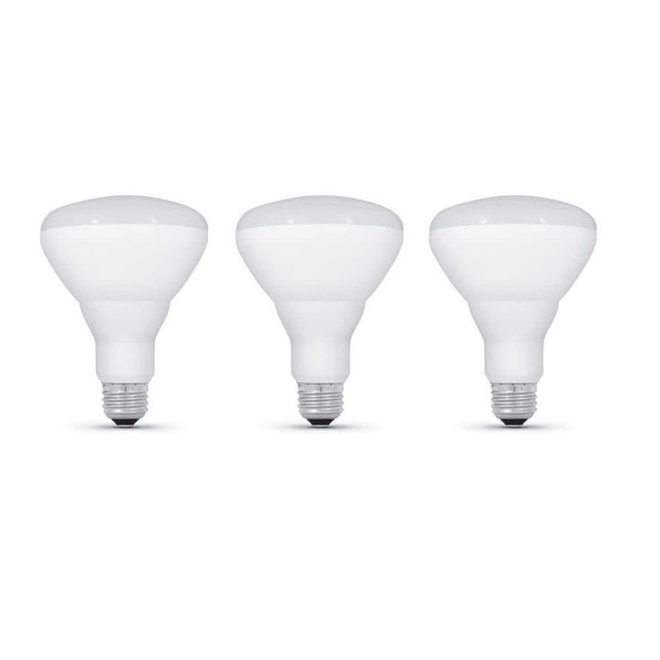 Feit Electric 65-Watt Equivalent BR30 Dimmable CEC Title 24 Compliant LED ENERGY STAR 90+ CRI Flood Light Bulb Bright White (3-Pack)