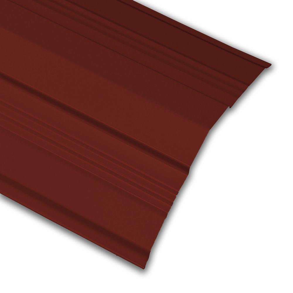 14 in. Universal Red Ridge Flashing - Super Arbor