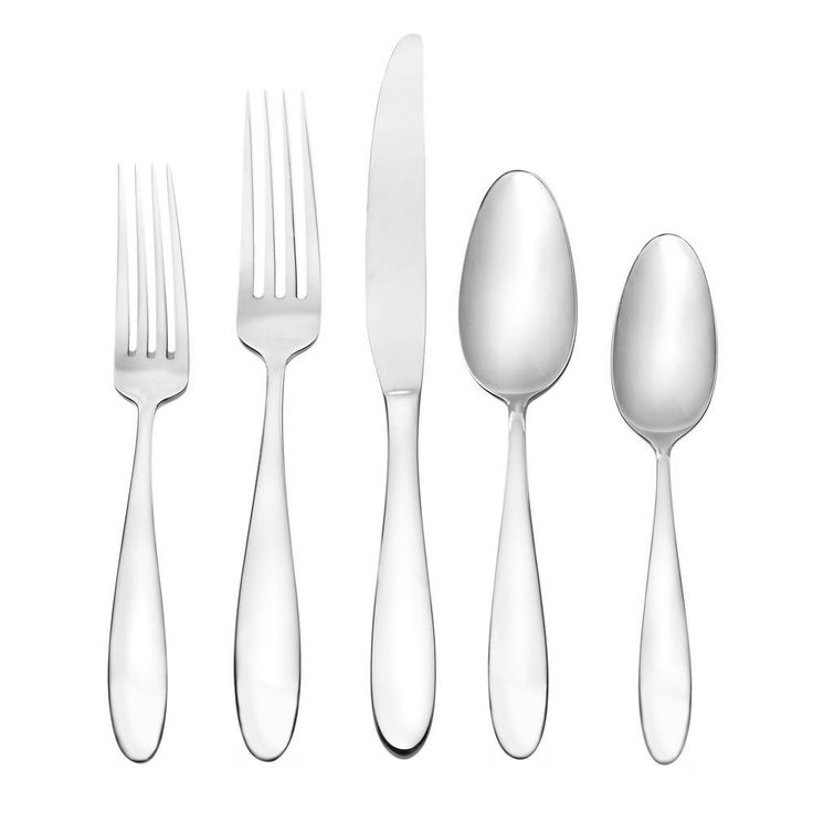 Landon 45-Piece Silver 18/0 Stainless Steel Flatware Set (Service for 8)