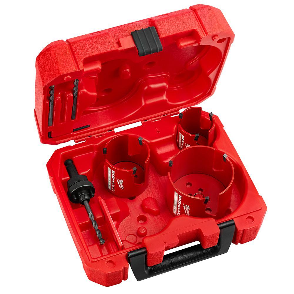 BIG HAWG Carbide Hole Saw Kit (10-Piece) - Super Arbor