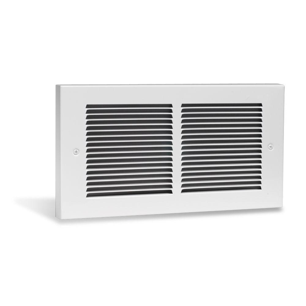 Register Multi-Watt 120-Volt In-Wall Fan-Forced Heater in White - Super Arbor