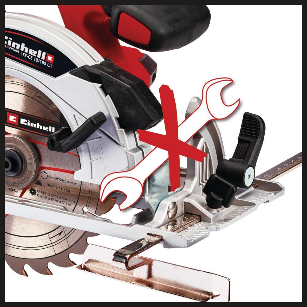 PXC 18-Volt Cordless 6-1/2 in. 4,200-RPM Circular Saw with Adjustable Angle (Tool Only) - Super Arbor