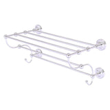 Allied Brass Prestige Regal Collection 24-in Train Rack Towel Shelf in Polished Nickel