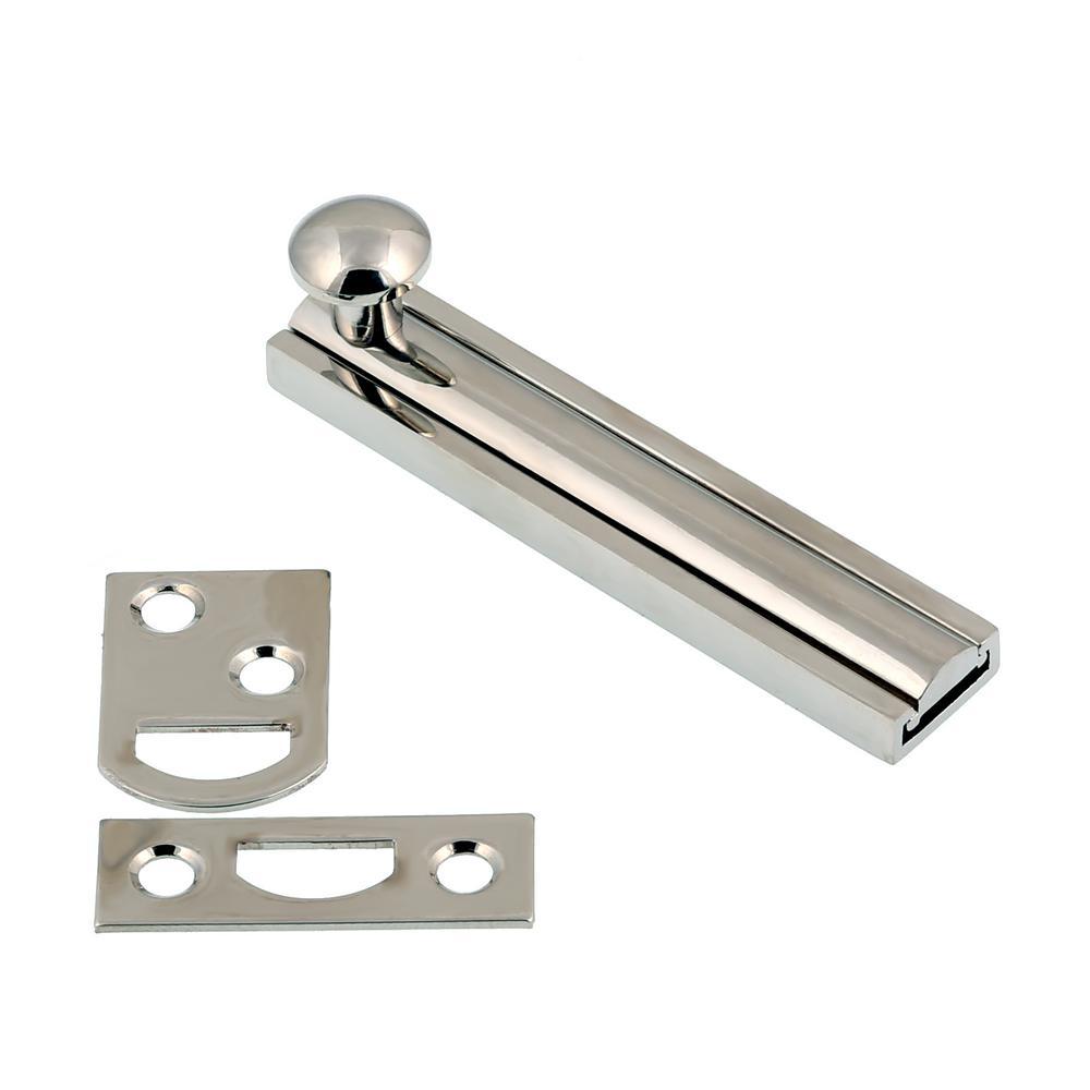 3 in. Solid Brass Antique Brass Surface Bolt - Super Arbor