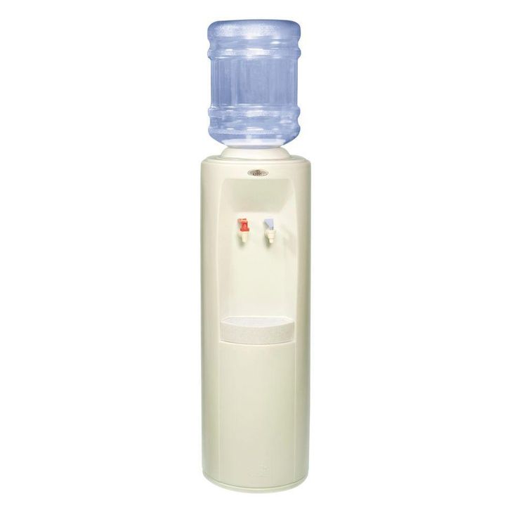 Atlantis Hot Temp and Cold Dual Temp Cooler Dispenser with Two-Piece Hot Tank in White