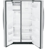 GE 25.3 cu. ft. Side-by-Side Refrigerator in Fingerprint Resistant Stainless Steel, GSS25GYPFS