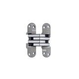 1-1/8 in. x 4-5/8 in. Satin Chrome Invisible Hinge - Super Arbor