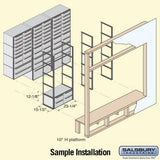 2400 Series Data Distribution System Aluminum Box with 4 Doors - Super Arbor
