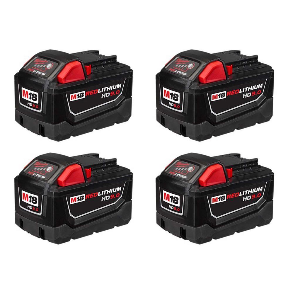 M18 18-Volt Lithium-Ion Compact Battery Pack 1.5Ah (4-Pack) - Super Arbor