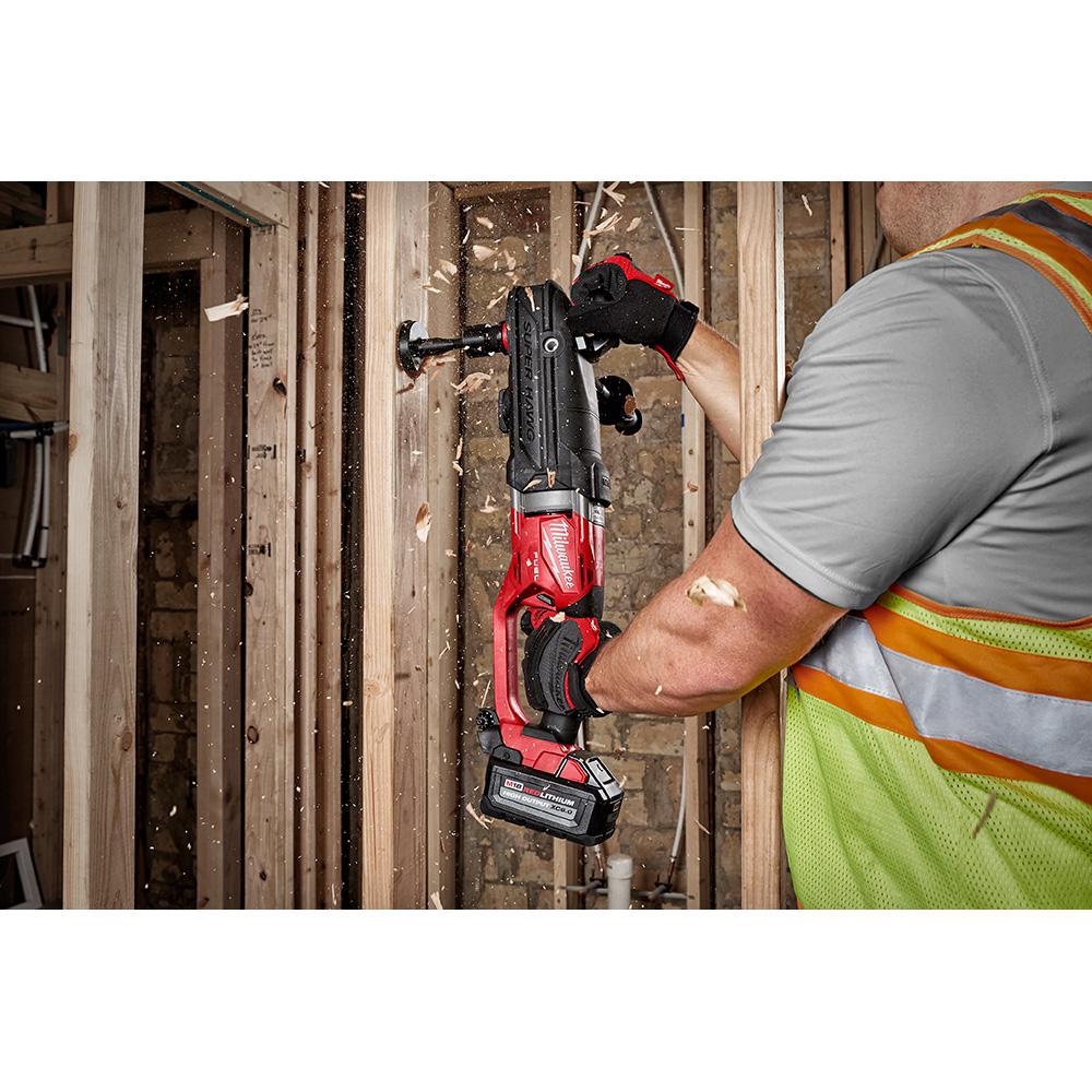 M18 FUEL 18-Volt Lithium-Ion Brushless Cordless GEN 2 SUPER HAWG 7/16 in. Right Angle Drill QUIK-LOK Kit - Super Arbor