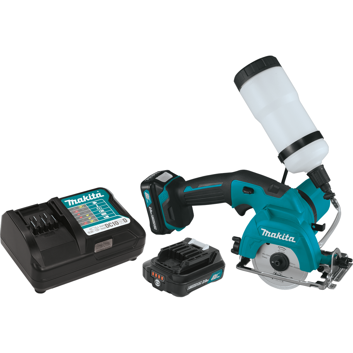 Makita 12V max CXT Lithium‑Ion Cordless 3-3/8 in. Tile/Glass Saw (Tool Only)
