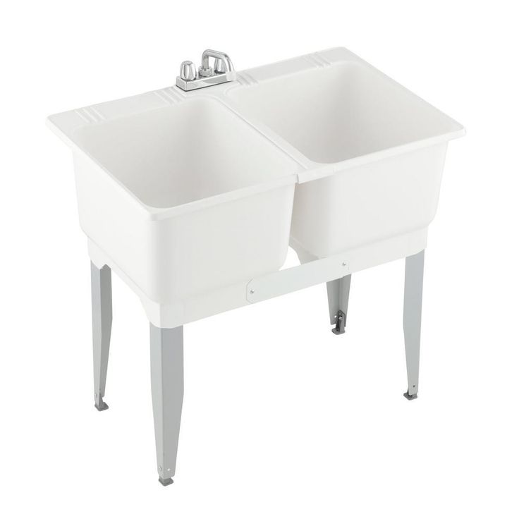 36 in. x 34 in. Plastic Laundry Tub