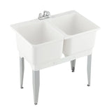 36 in. x 34 in. Plastic Laundry Tub
