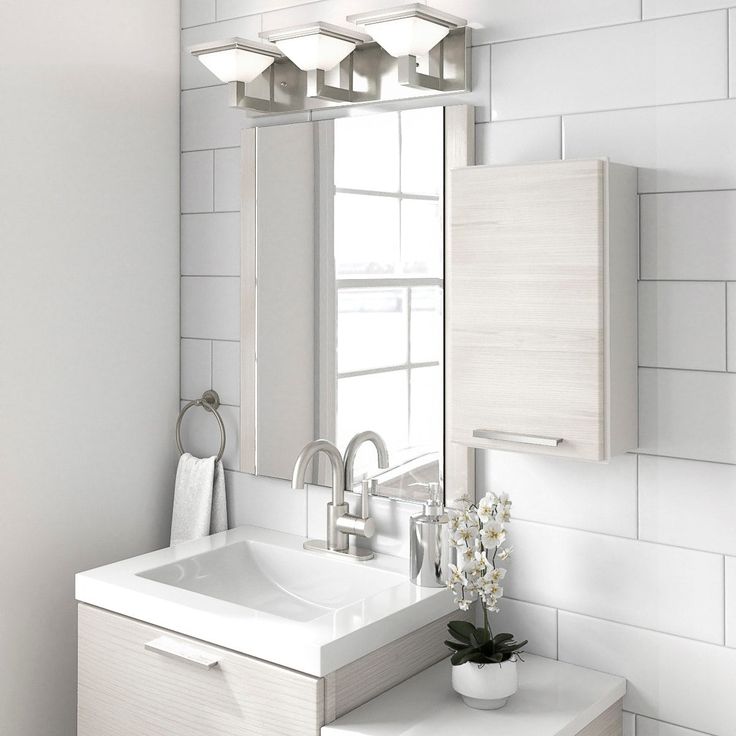 Style Selections Acadia 24-in White Single Sink Bathroom Vanity with White Cultured Marble Top