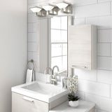 Style Selections Acadia 24-in White Single Sink Bathroom Vanity with White Cultured Marble Top