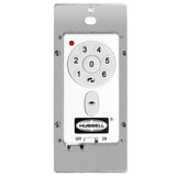 Hubbell Industrial 72 in. Indoor/Outdoor Nickel Dual Mount Ceiling Fan with Wall Control