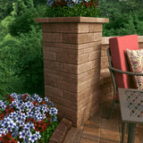 Pavestone RumbleStone Trap 3.5 in. x 10.25 in. x 7 in. Sierra Blend Concrete Garden Wall Block (120 Pcs. / 29.9 Face ft. / Pallet) - Super Arbor