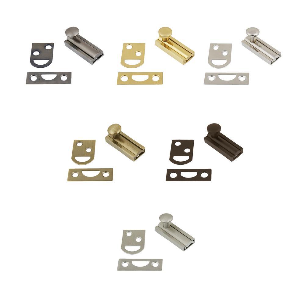 1-1/2 in. Solid Brass Oil-Rubbed Bronze Surface Bolt - Super Arbor