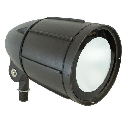 Newhouse Lighting 30-Watt Bronze Outdoor Integrated LED Landscape Weatherproof Bullet Flood Light with Adjustable Mounting Bracket
