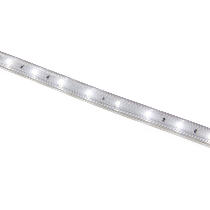 GE StayBright 240-Light 19.6-ft White Integrated LED Christmas Tape Lights