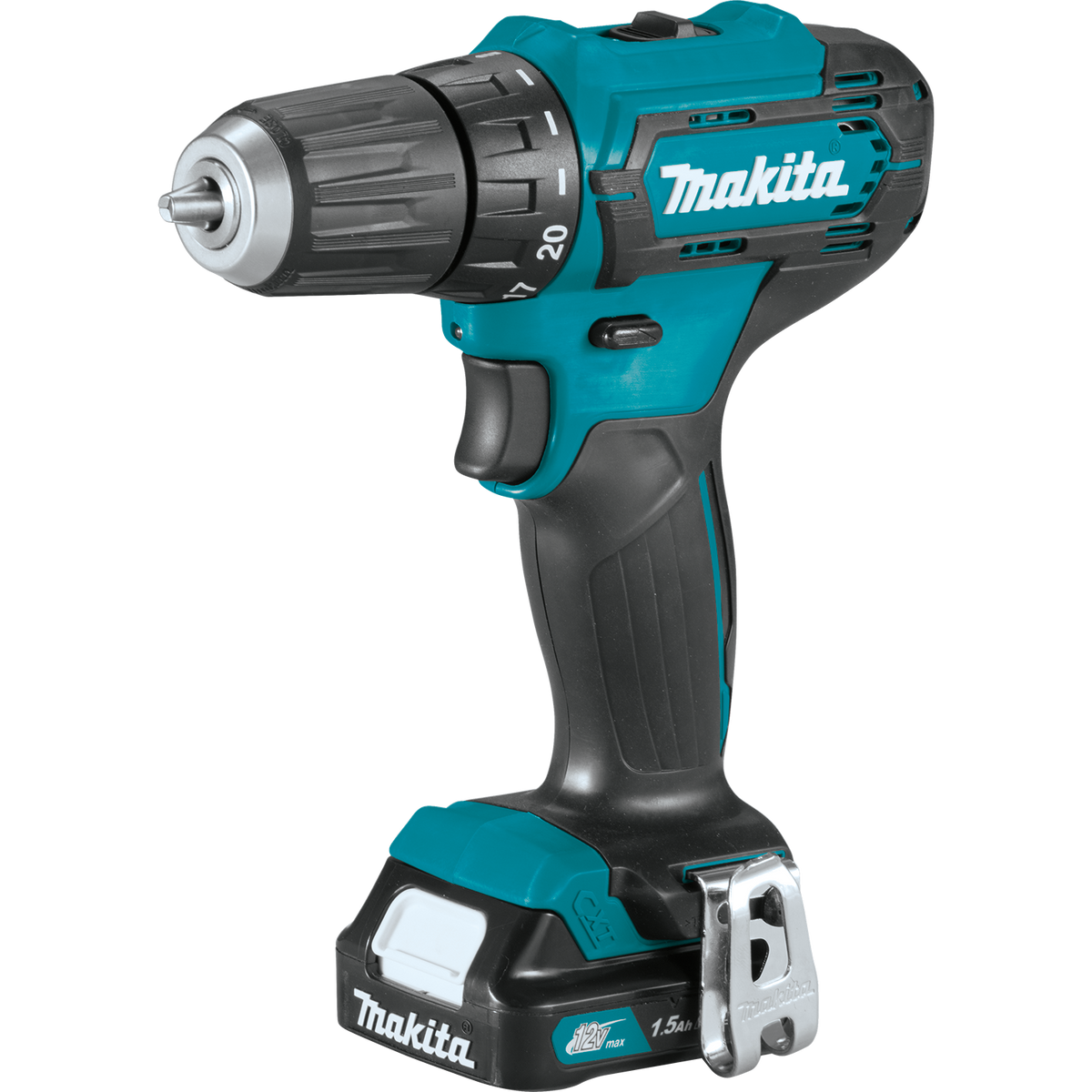 Makita 12V MAX CXT Lithium‑Ion Cordless 3/8 in. Drill/Driver & 1/4 in. Impact Driver Combo Kit with (2) 1.5Ah Batteries, Charger & Bag