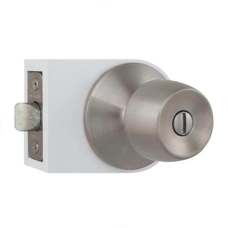 Defiant Brandywine Stainless Steel Bed/Bath Door Knob (6-Pack)