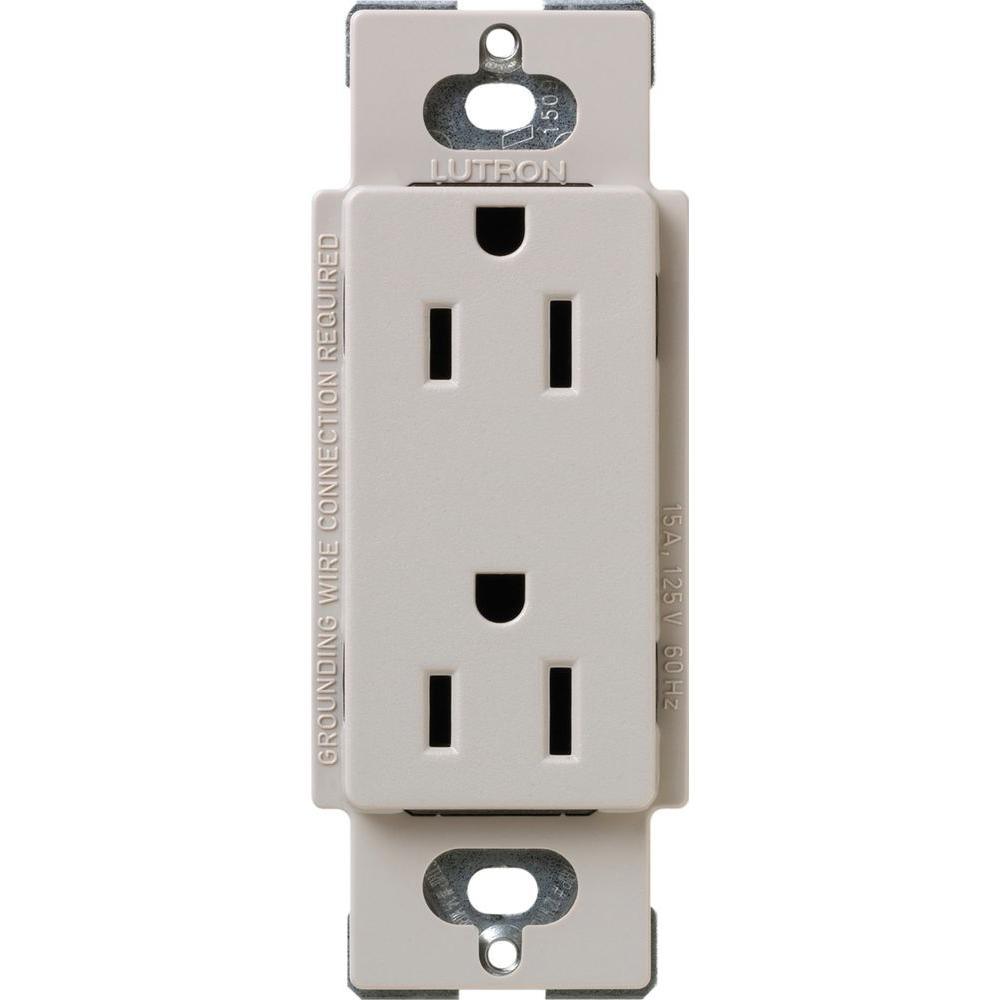 Tamper-Resistant Duplex Receptacle, 15 Amp, White - Super Arbor