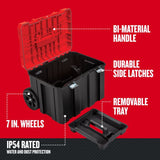CRAFTSMAN VERSASTACK 20-in W x 39-in H Red Plastic Wheels Lockable Tool Box