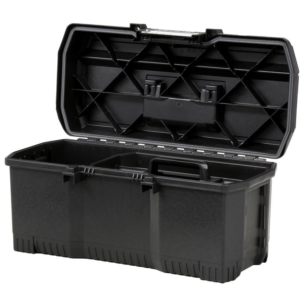 24 in. 1-Touch Latch Tool Box - Super Arbor