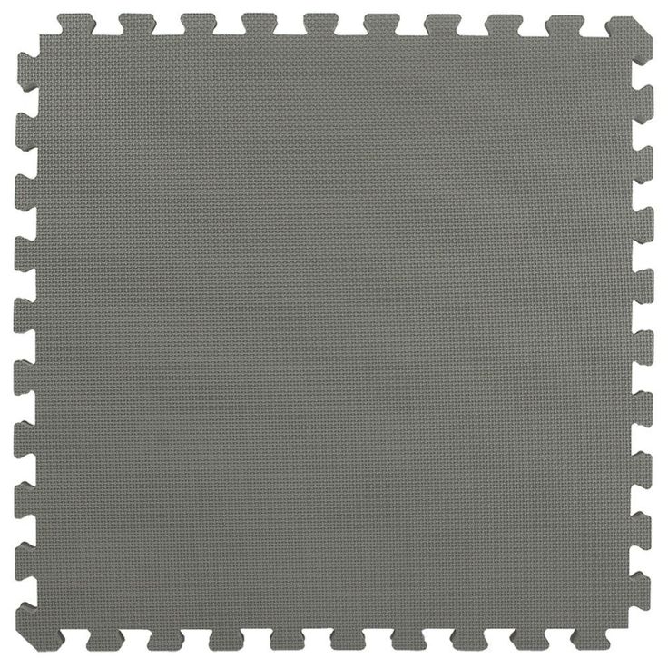 Greatmats Home MMA BJJ Black/Gray 24 in. x 24 in. x 1-5/8 in. Foam Interlocking Floor Tile (Case of 10)