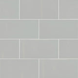 MSI Gray 3 in. x 6 in. Glossy Ceramic Gray Subway Tile (1 sq. ft. / case)
