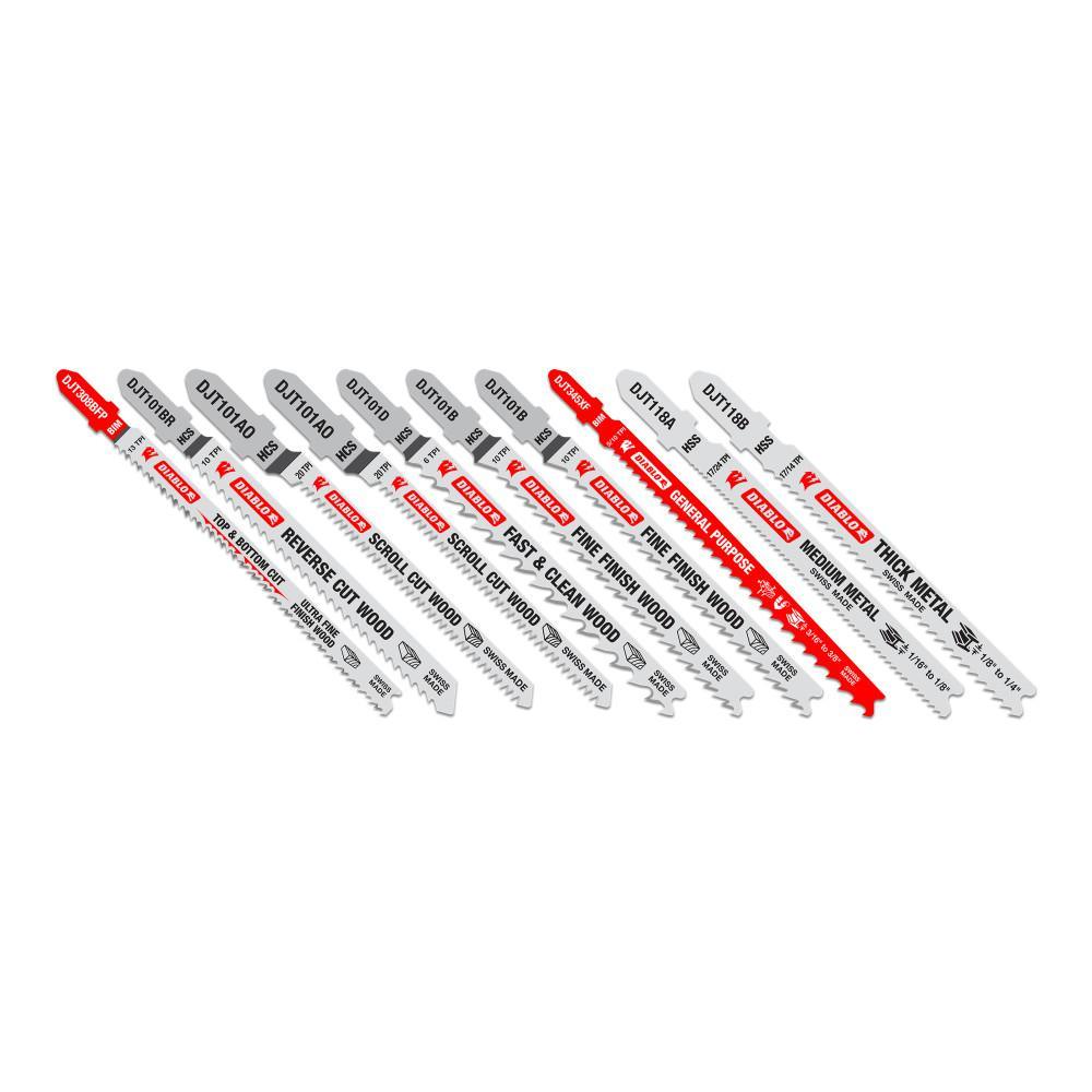 T-Shank Jig Saw Blade Set (20-Piece) - Super Arbor