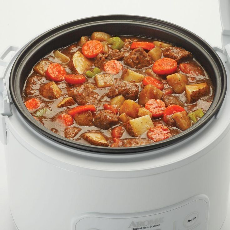 8-Cup White Digital Rice Cooker in Black Control Panel