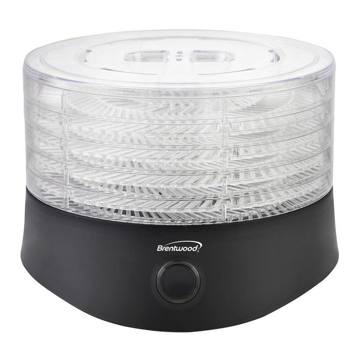 5-Tray Black Food Dehydrator with Auto Shutoff