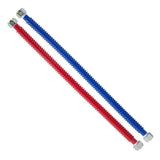 3/4 in. FIP x 3/4 in. FIP 24 in. Stainless Steel Corrugated Water Heater Connector (2-Piece) - Super Arbor