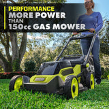 RYOBI 20 in. 40-Volt HP Brushless Cordless Push Lawn Mower with Two 6.0Ah Batteries and Charger
