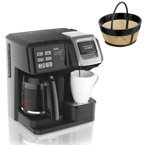 Hamilton Beach Hamilton FlexBrew 12-Cup Black Residential Drip Coffee Maker